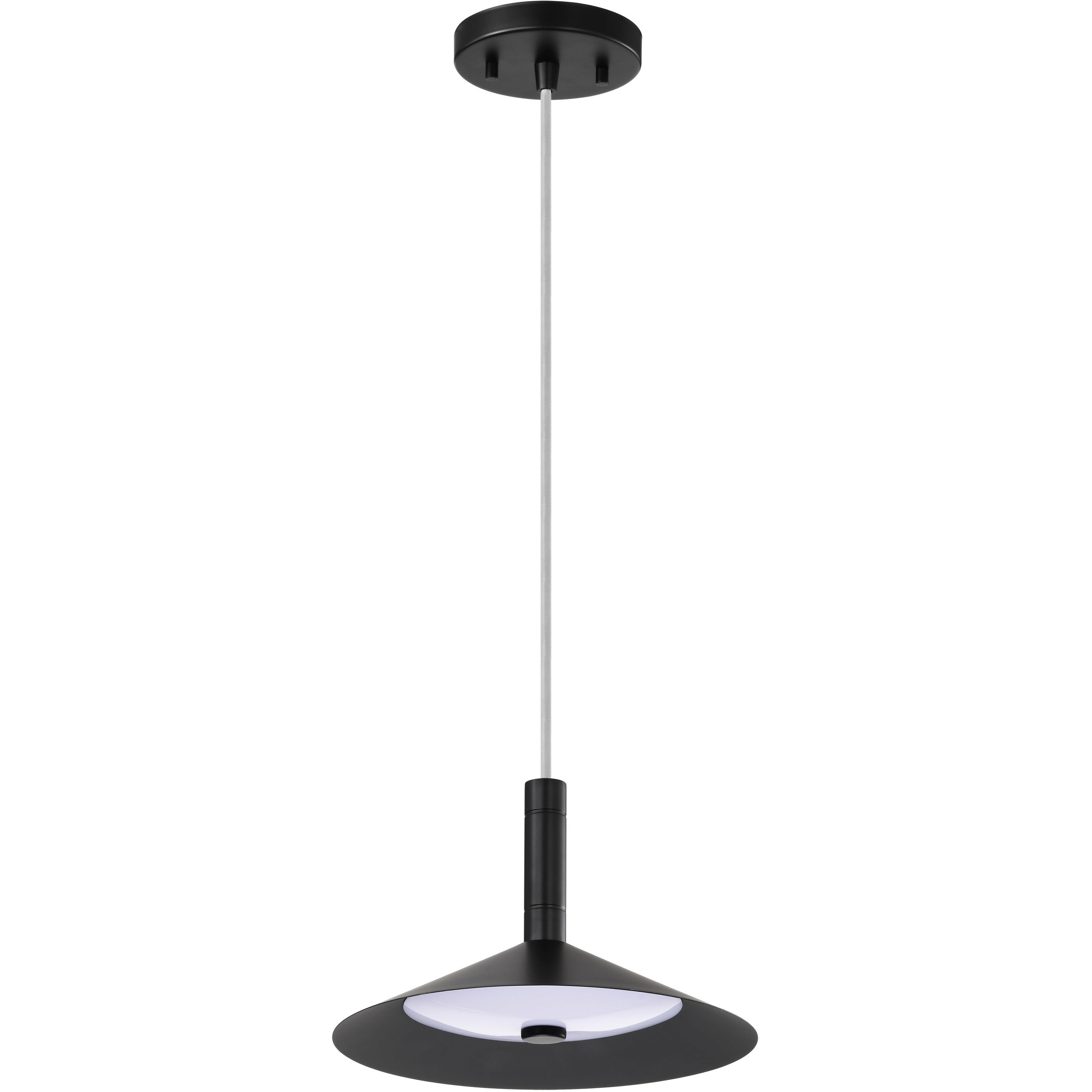 Corrine LED 9.88 inch Matte Black Pendant Ceiling Light