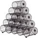 Munoz Black Wine Rack