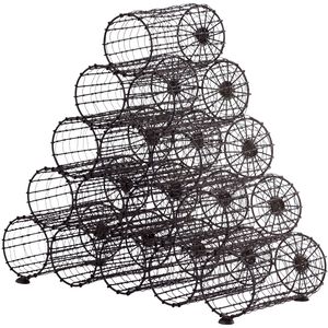Munoz Black Wine Rack