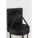Richard June Otis 1 Light 15 inch Textured Black Outdoor Wall Light in LED