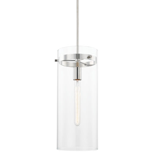 Haisley 1 Light 7.75 inch Polished Nickel Pendant Ceiling Light
