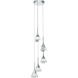 Artisan Collection/AMALFI Series 5 Light 11 inch Polished Chrome Pendant/Chandelier Ceiling Light
