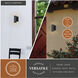 Chiasso LED 8 inch Textured Black Outdoor Wall