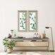 Florals Collection Extruded Poly Modern In Warm Silver Framed Art