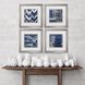 Abstract Collection Blue Framed Art