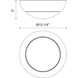 Alora Mood Rubio 2 Light 12.25 inch Aged Gold Flush Mount Ceiling Light