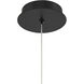 Norah 1 Light 5.5 inch Matte Black Standard Pendant Ceiling Light in Smoke