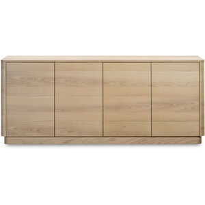 Round Off 72 X 19 inch Natural Sideboard