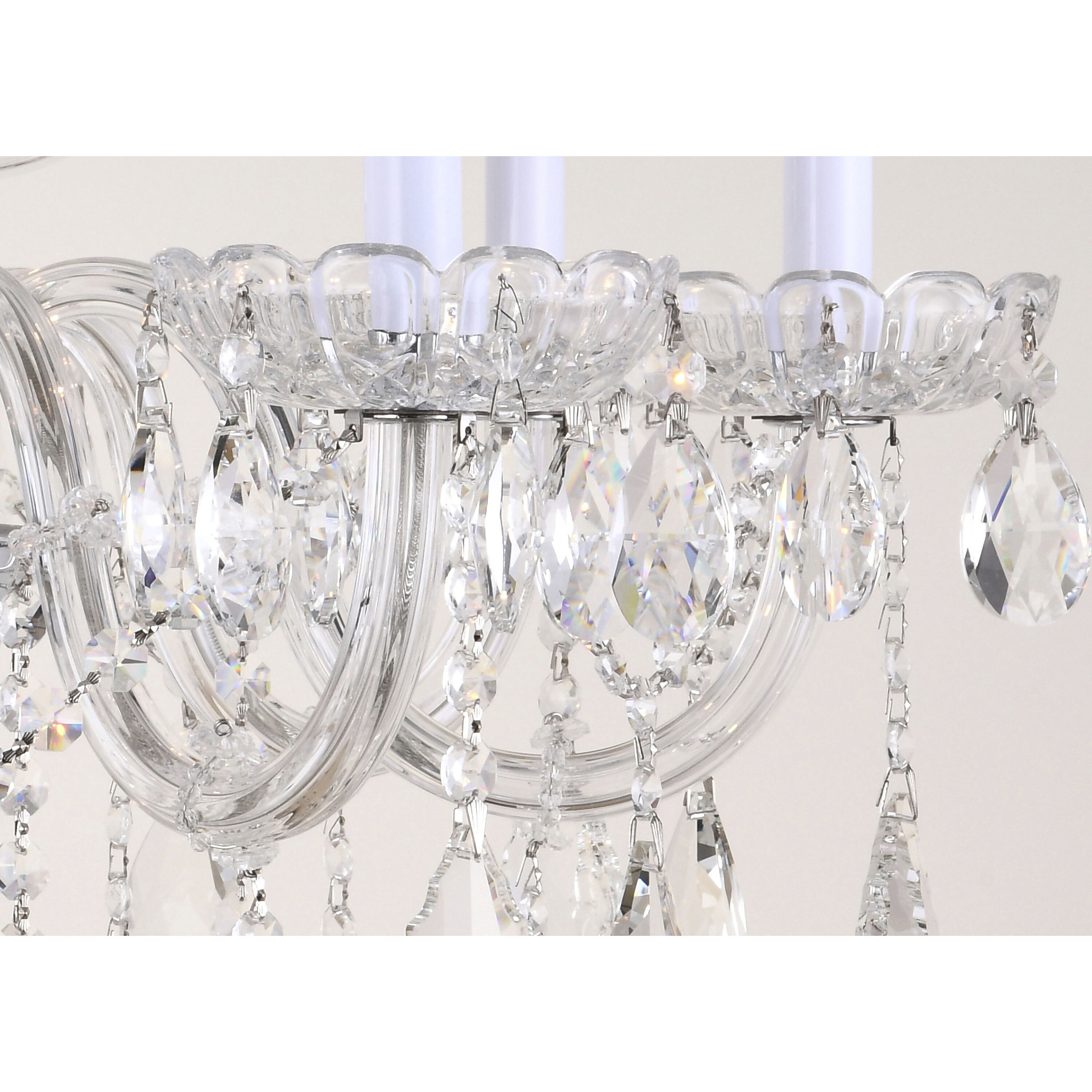 Canada 8 Light 26 inch Chrome Chandelier Ceiling Light