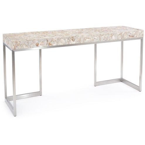 Capiz Shell 66 X 18 inch Console Table