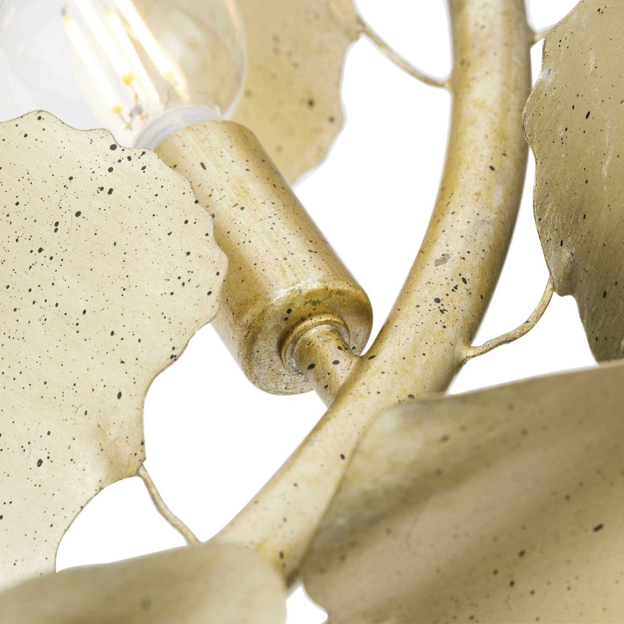 Laurel 6 Light 28 inch Gilded Silver Chandelier Ceiling Light, Design Series