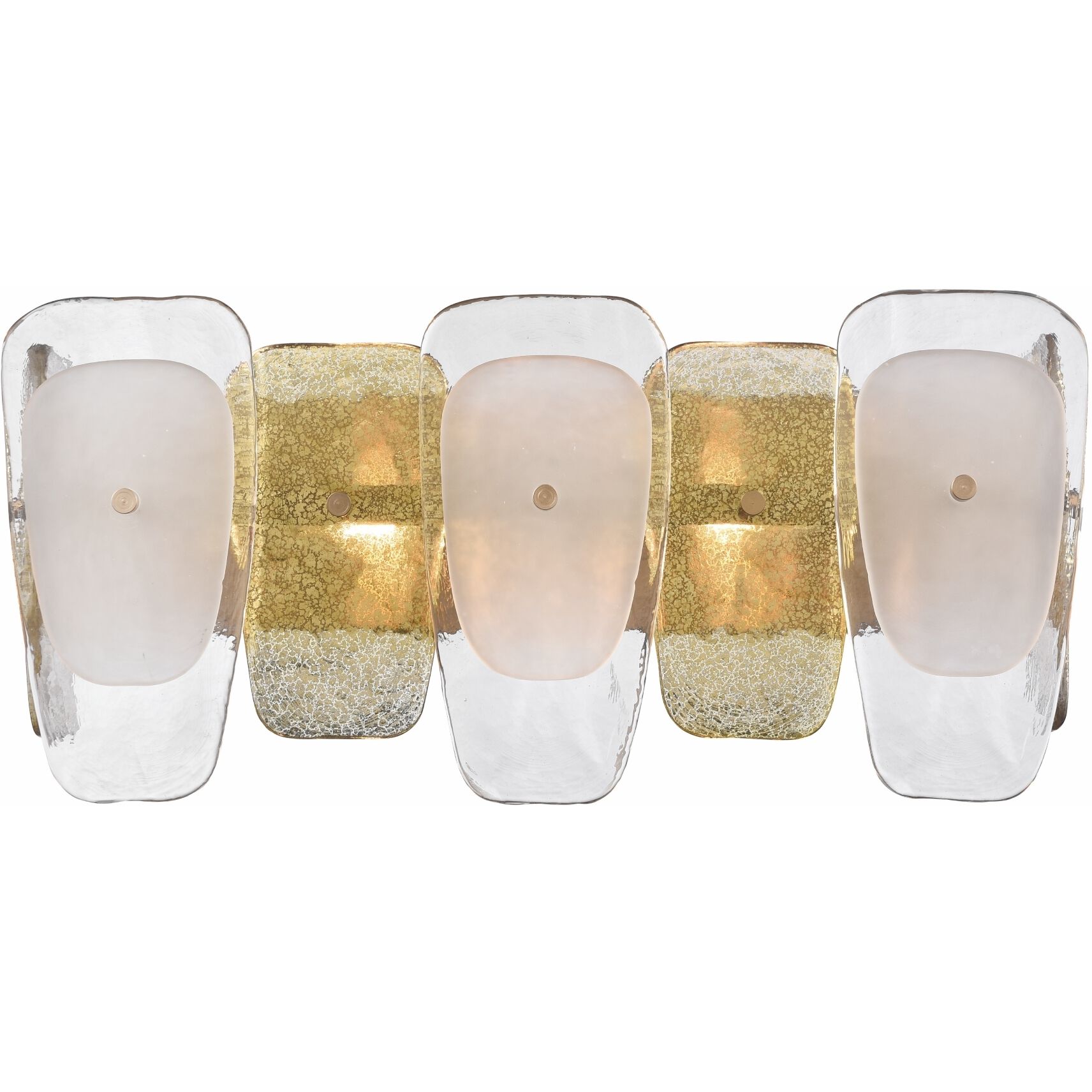 Strata 2 Light 20.75 inch Lacquered Gold Bath Vanity Wall Light