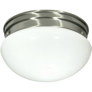 Brentwood 2 Light 10 inch Brushed Nickel Flush Mount Ceiling Light