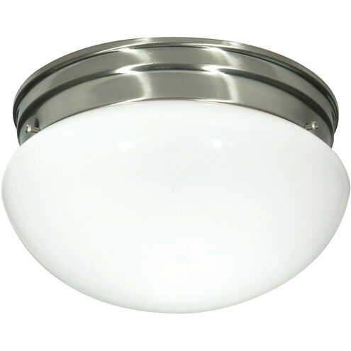 Brentwood 2 Light 10 inch Brushed Nickel Flush Mount Ceiling Light