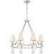 Baxter 8 Light 31.5 inch Polished Nickel Chandelier Ceiling Light