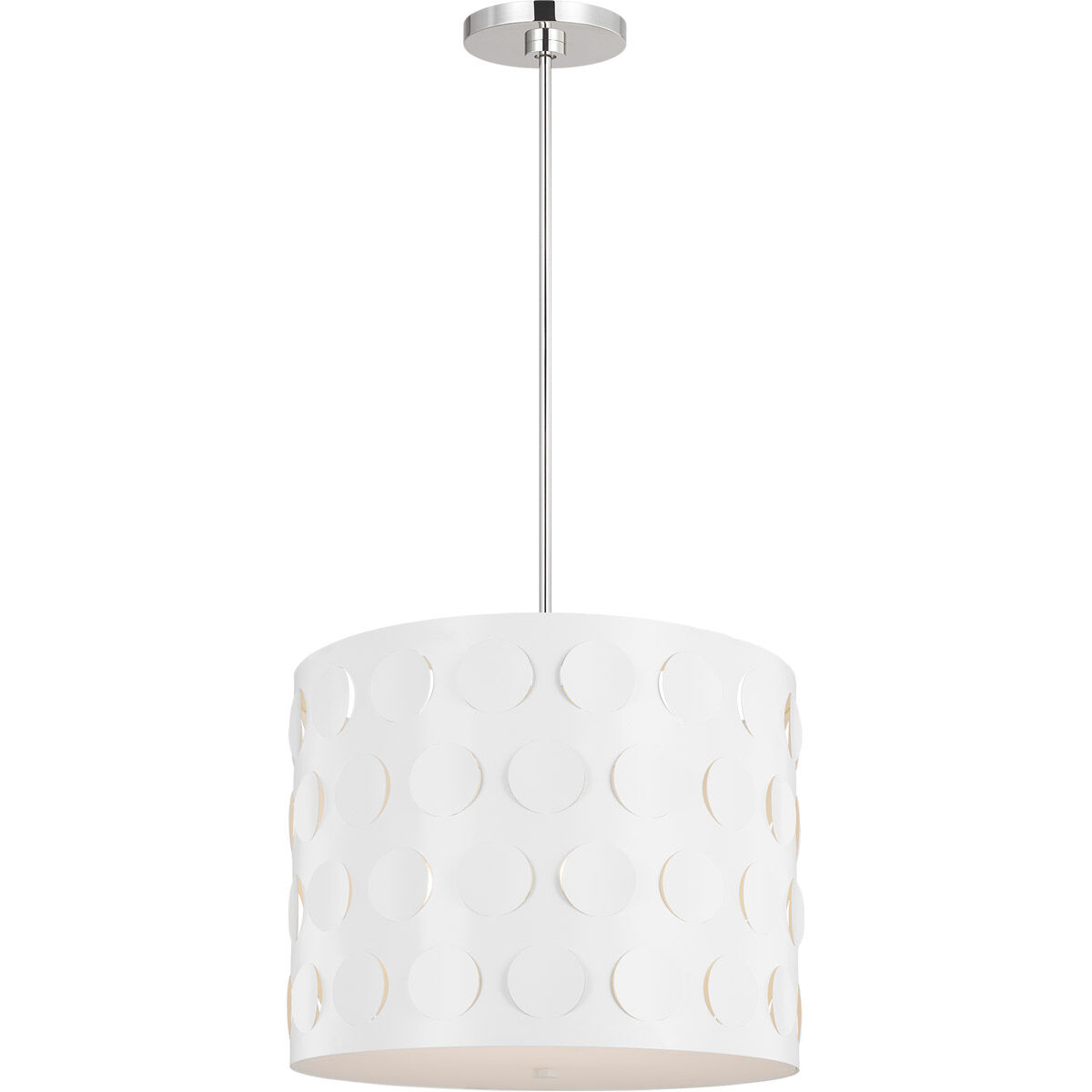 kate spade new york Dottie 3 Light 20.25 inch Polished Nickel Pendant Ceiling Light