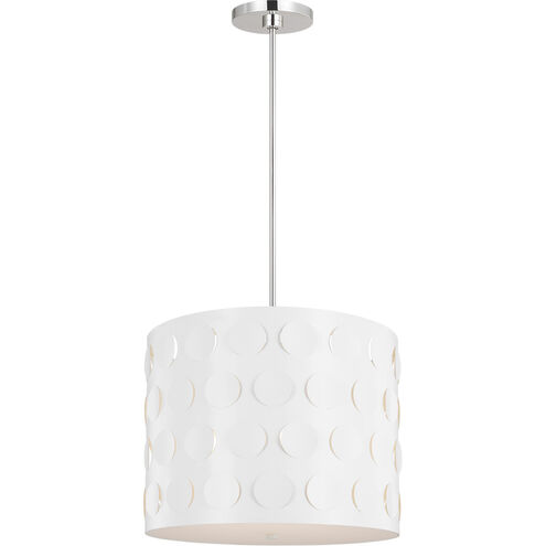 kate spade new york Dottie 3 Light 20.25 inch Polished Nickel Pendant Ceiling Light