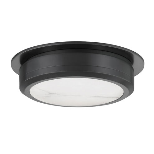 Greenport LED 14 inch Old Bronze Flush Mount Ceiling Light