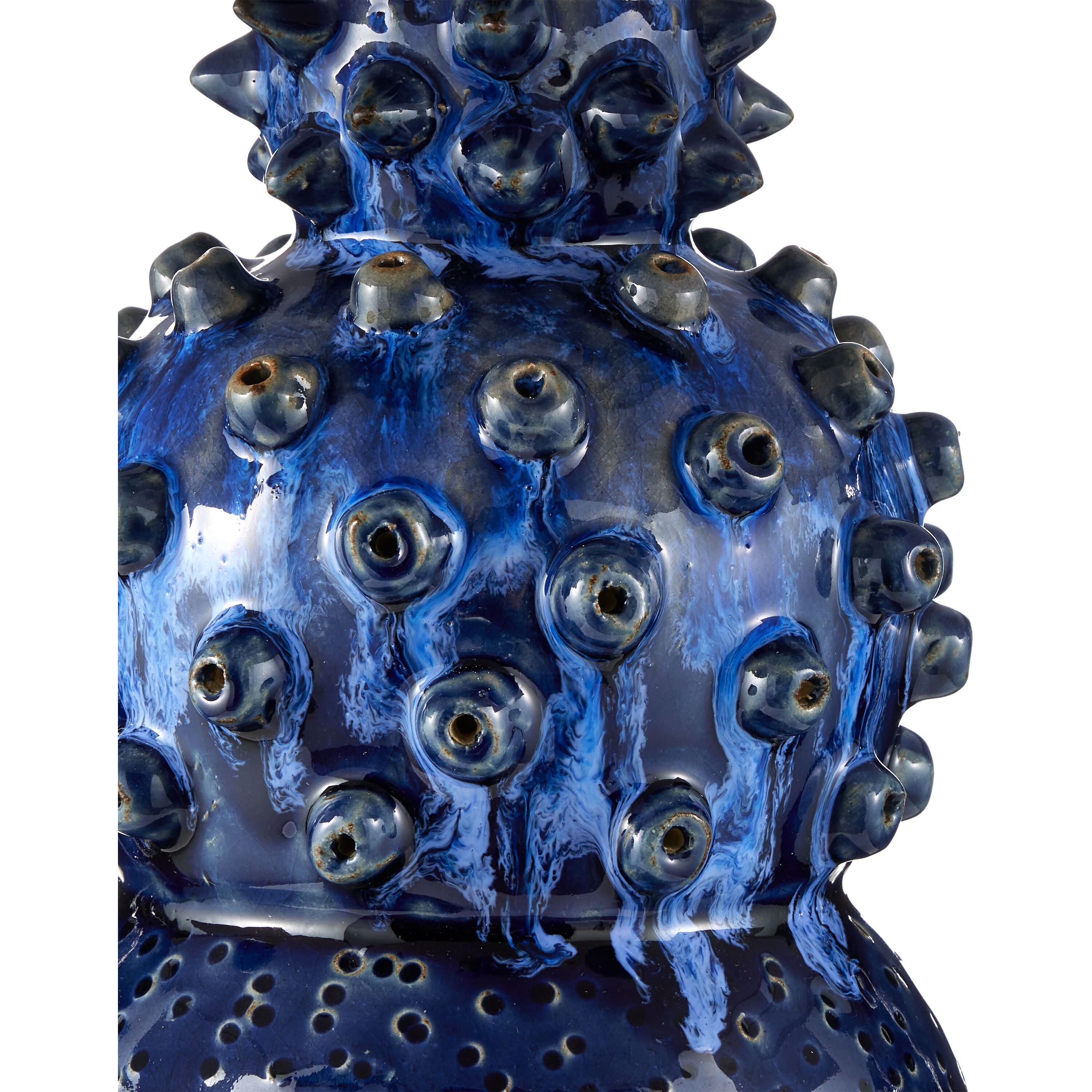 Undersea 31 inch 150 watt Dark Blue Reactive Table Lamp Portable Light