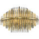 Canada 6 Light 32 inch Gold Chandelier Ceiling Light