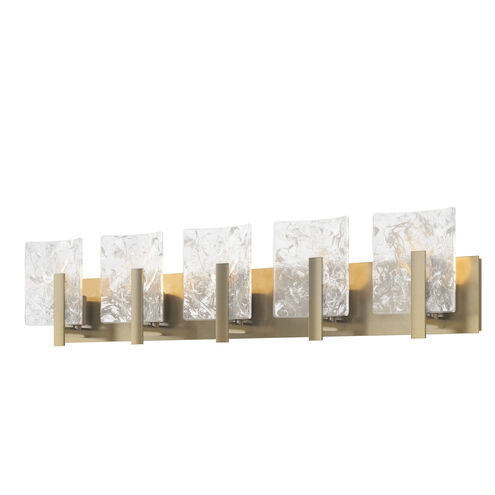 Arc 5 Light 37 inch Modern Brass Bath Sconce Wall Light