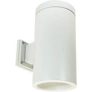Sapphire II LED White Wall Mount Cylinder Wall Light in 1500, Flood, 3000K