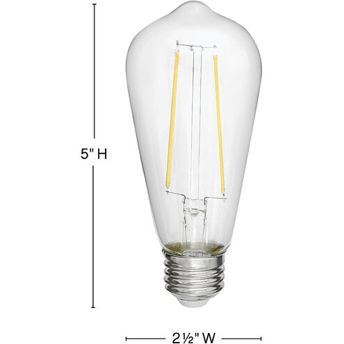 LumiGlo Med. 2 watt 120v 2400 LED Bulb in Clear