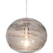 Geno 1 Light Satin Nickel Pendant Ceiling Light