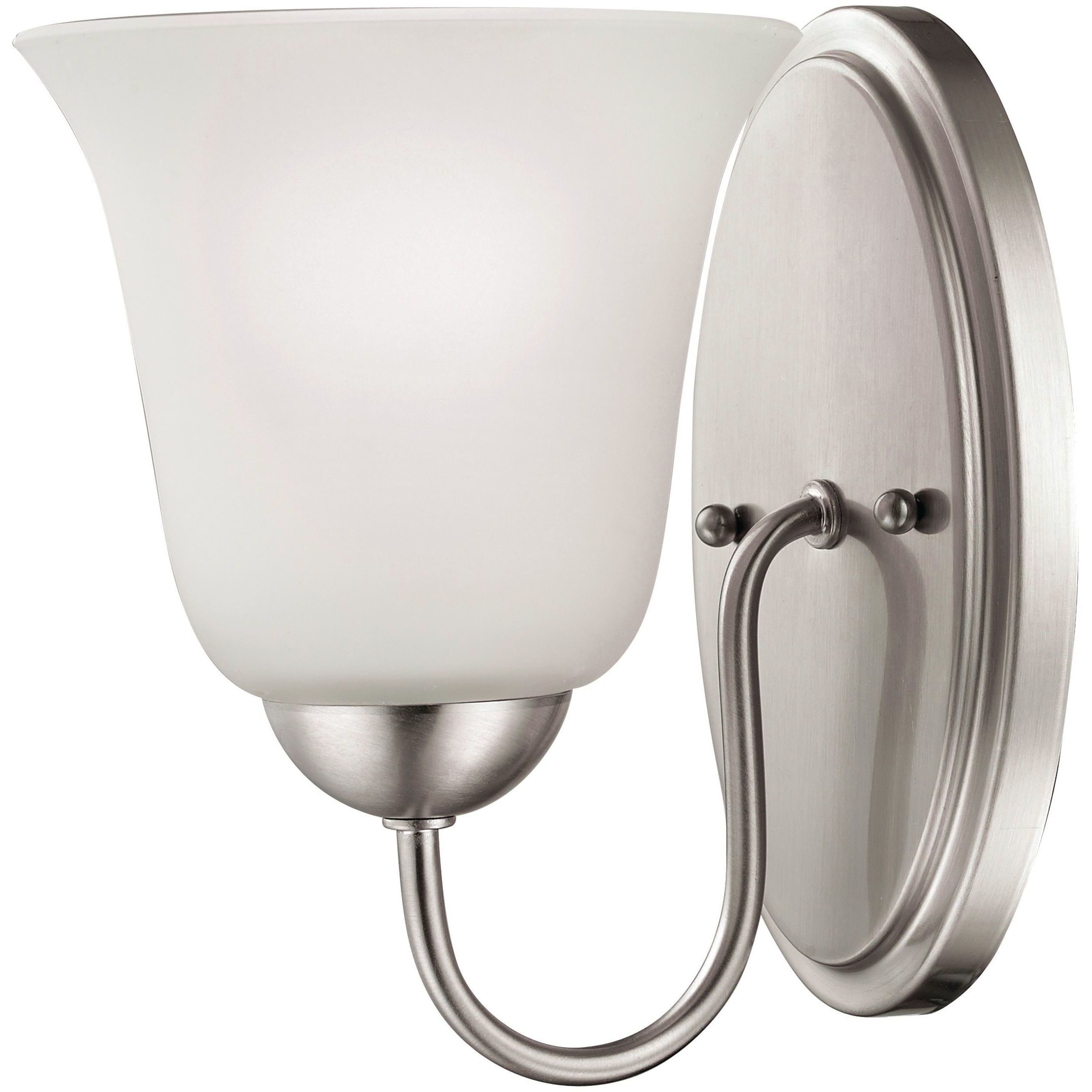 Conway 1 Light 8 inch Brushed Nickel Vanity Light Wall Light