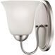 Conway 1 Light 8 inch Brushed Nickel Vanity Light Wall Light