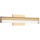Junction LED 18 inch Aged Gold Brass Wall Sconce Wall Light
