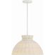 Reese 1 Light 16 inch Matte White Mini Chandelier Ceiling Light