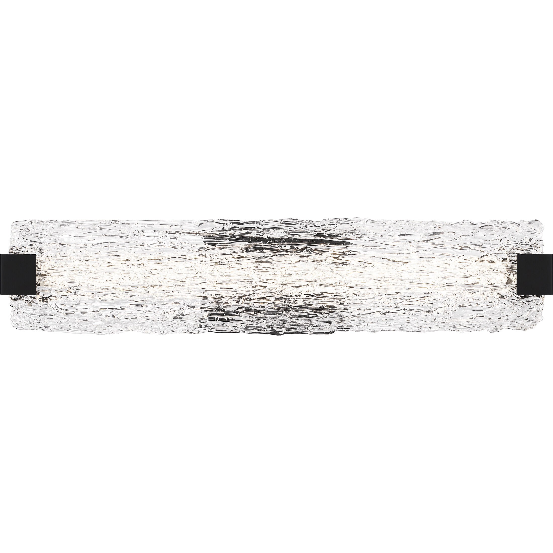 Winter LED 24 inch Matte Black Bath Light Wall Light