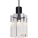 Ice 4 LED Black Pendant Ceiling Light
