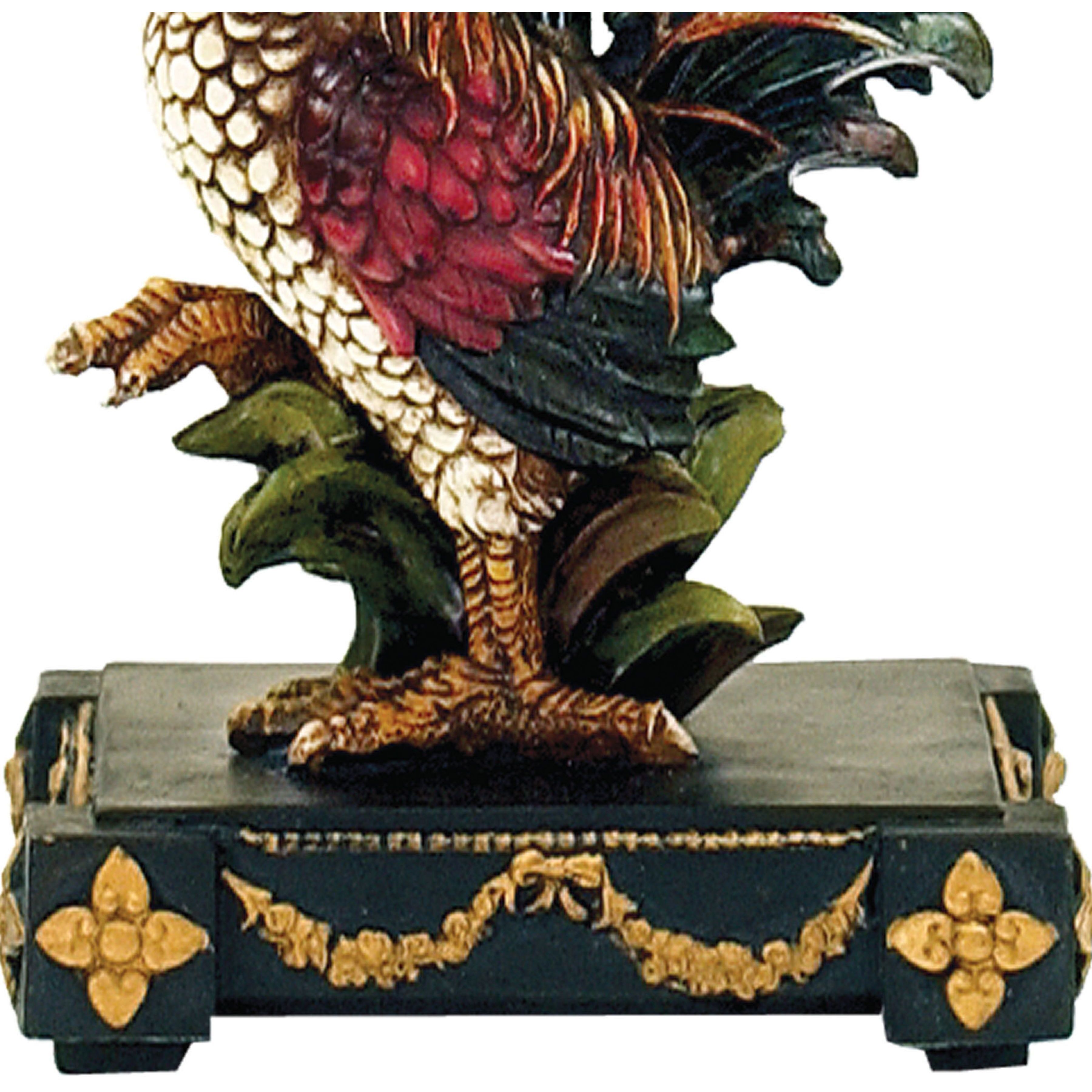 Petite Rooster 19 inch 40 watt Multicolor Table Lamp Portable Light