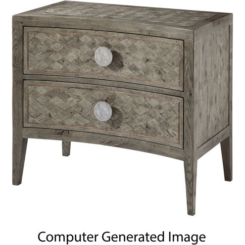 Weston 36 X 32 inch Rustic Oak Nightstand
