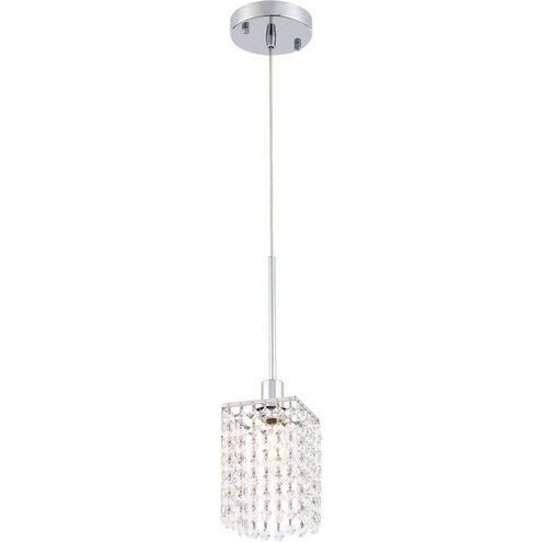 Taylor 1 Light 5 inch Chrome Pendant Ceiling Light