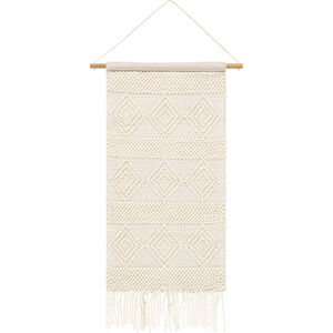 Hygge White Wall Hanging, Rectangle
