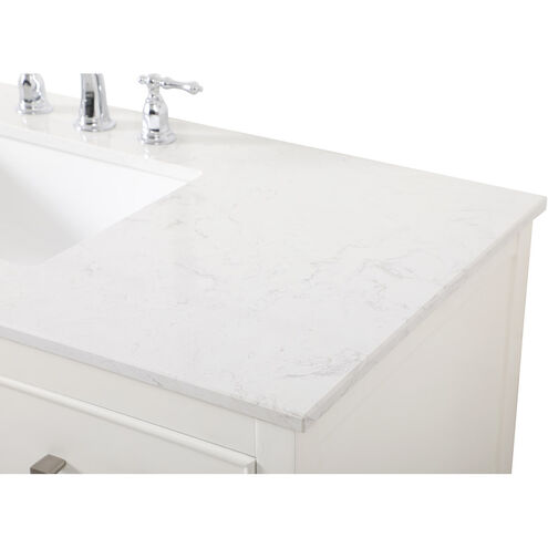 Sinclaire 48 X 22 X 34 inch White Vanity Sink Set