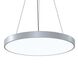 Pi LED 29.5 inch Bright Satin Aluminum Pendant Ceiling Light in 3000K