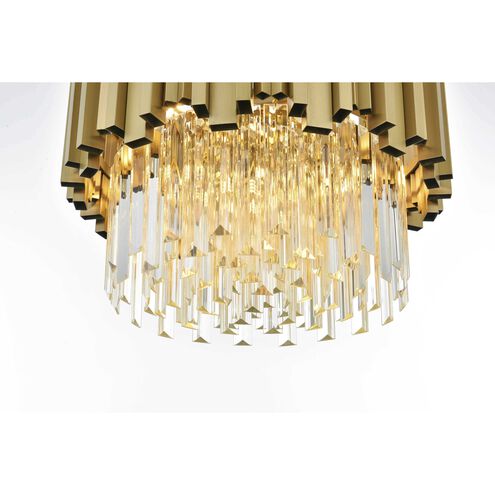 Willow 4 Light 16 inch Satin Gold Flush Mount Ceiling Light
