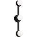 Kelly by Kelly Wearstler Nodes 3 Light 32 inch Midnight Black Wall Bath Vanity Wall Light