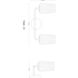 Montford 2 Light 16 inch Matte Black Bath Vanity Light Wall Light