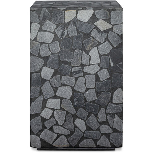 Kiri 22.4 X 14.2 inch Black Outdoor Side Table
