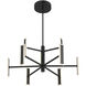 Edge LED 54 inch Coal Chandelier Ceiling Light