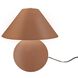 Portable 16.75 inch 60.00 watt Adobe and Brushed Brass Portable Lamp Portable Light
