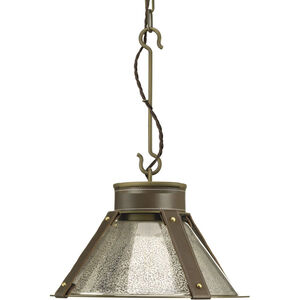 Frenchman Bay 1 Light 16 inch Aged Brass Pendant Ceiling Light, Jeffrey Alan Marks, Design Series