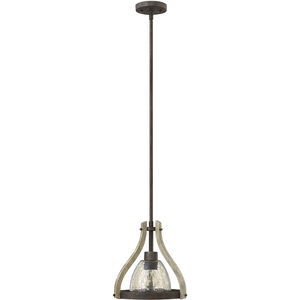 Middlefield LED 12 inch Iron Rust with Weathered Ash Indoor Mini Pendant Ceiling Light