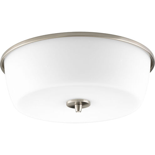 Divot 2 Light 16 inch Brushed Nickel Semi-Flush Mount Ceiling Light