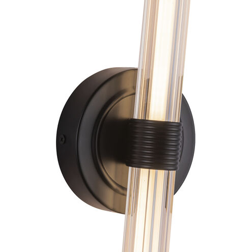 Alora Mood Elsie LED 1.75 inch Matte Black Bath Vanity Light Wall Light